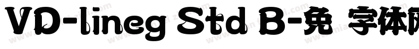 VD-lineg Std B字体转换